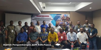 Bimtek Pengembangan Kompetensi ASN dalam Mendukung Kemajuan SDM di Papua