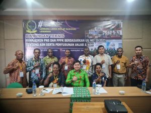 Kegiatan Bimtek Kepegawaian Dogiyai