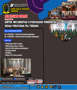 Bimtek Implementasi E-Purchasing Pemerintah Sesuai Peraturan PBJ Terbaru