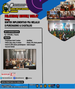 Bimtek Implementasi PBJ melalui E-Purchasing & E-Katalog