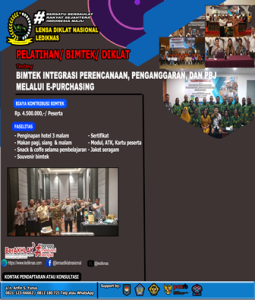 Bimtek Integrasi Perencanaan Penganggaran dan PBJ melalui E-Purchasing