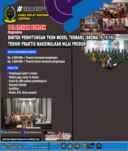 Bimtek Perhitungan TKDN Model Terbaru (Skema 75-15-10)- Teknik Praktis Maksimalkan Nilai Produk